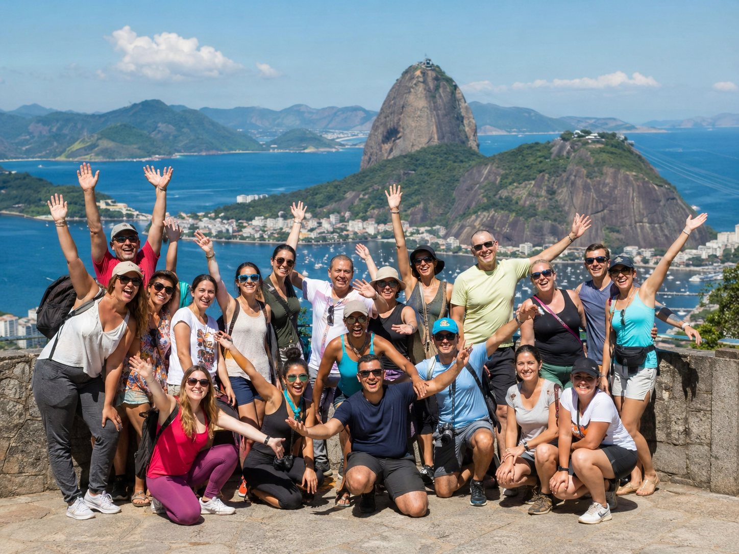 Passageiros em grupo Lloyds Turismo