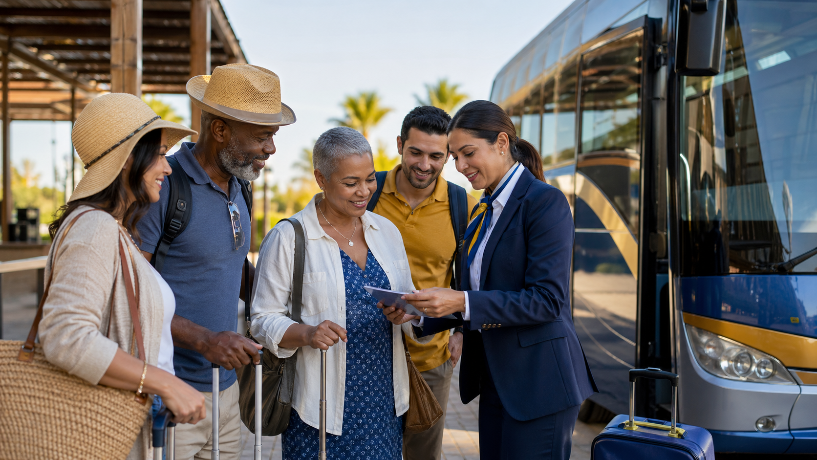 Passageiros viajando com a Lloyds Turismo
